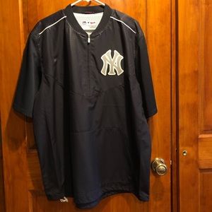 Yankees majestic cool base jersey windbreaker